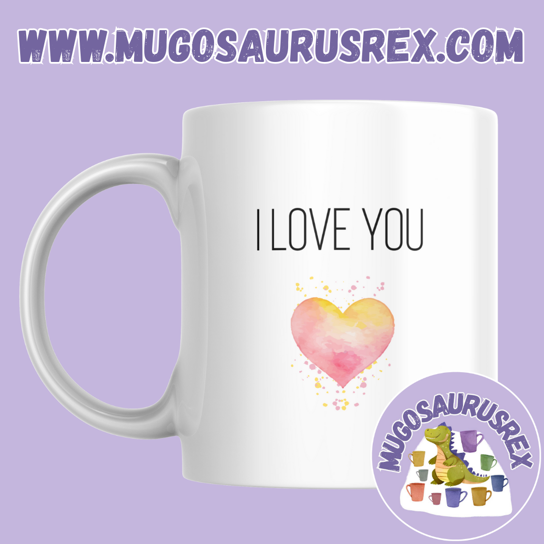I LOVE YOU | Valentine's Day | 11oz Ceramic Mug