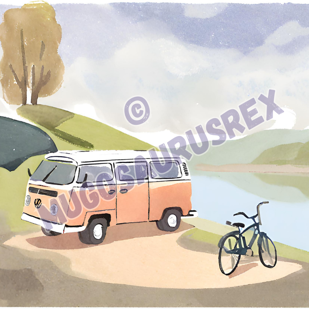 CAMPER VAN | Holiday | Camping | Dub Life | 11oz Ceramic Mug