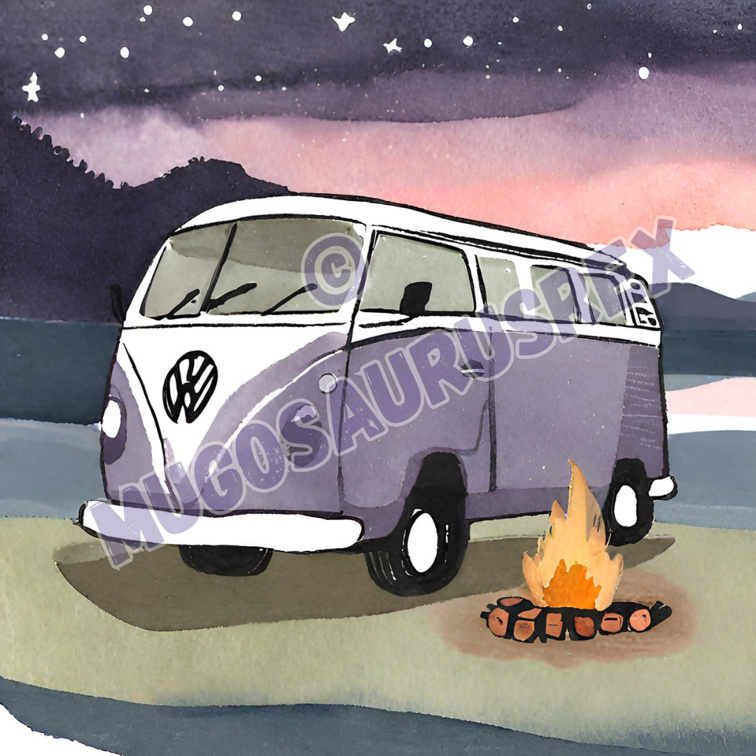CAMPER VAN | Holiday | Camping | Dub Life | 11oz Ceramic Mug