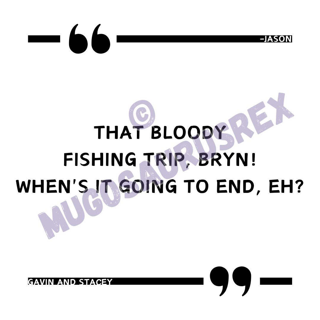 JASON | Fishing Trip | Gavin and Stacey | 11oz Ceramic Mug