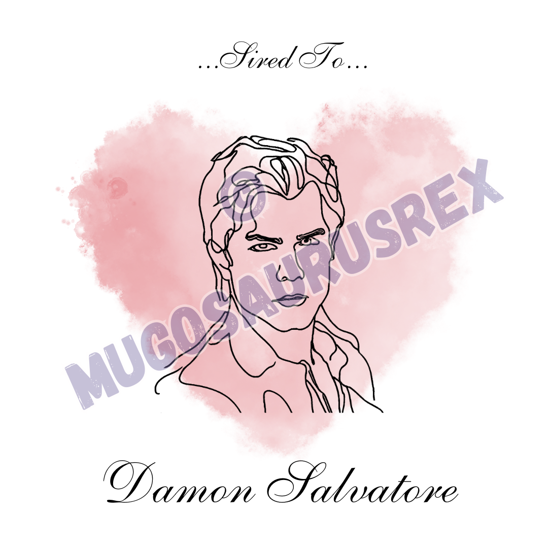SIRED TO THE SALVATORE BROTHERS | Stefan | Damon | The Vampire Diaries | 11oz Ceramic Mug