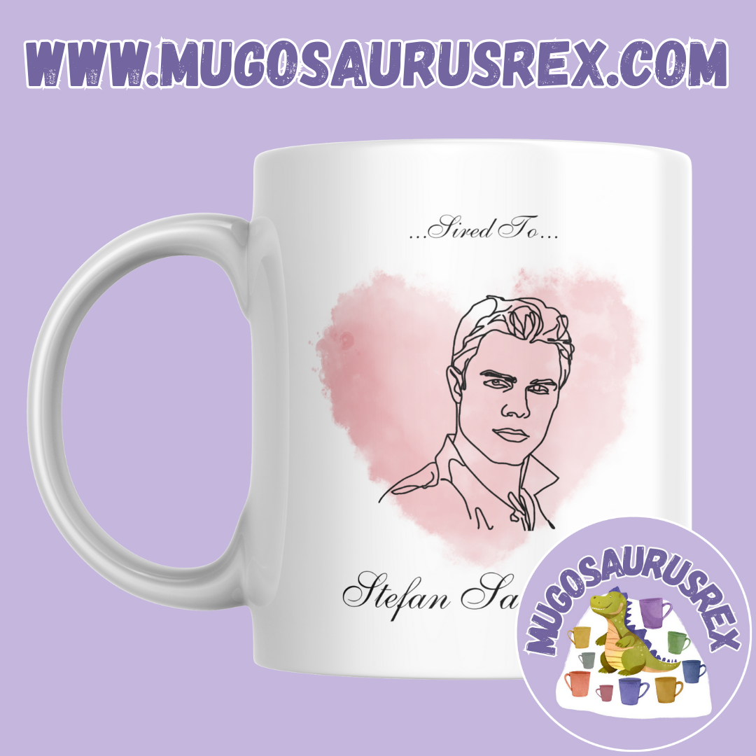 SIRED TO THE SALVATORE BROTHERS | Stefan | Damon | The Vampire Diaries | 11oz Ceramic Mug
