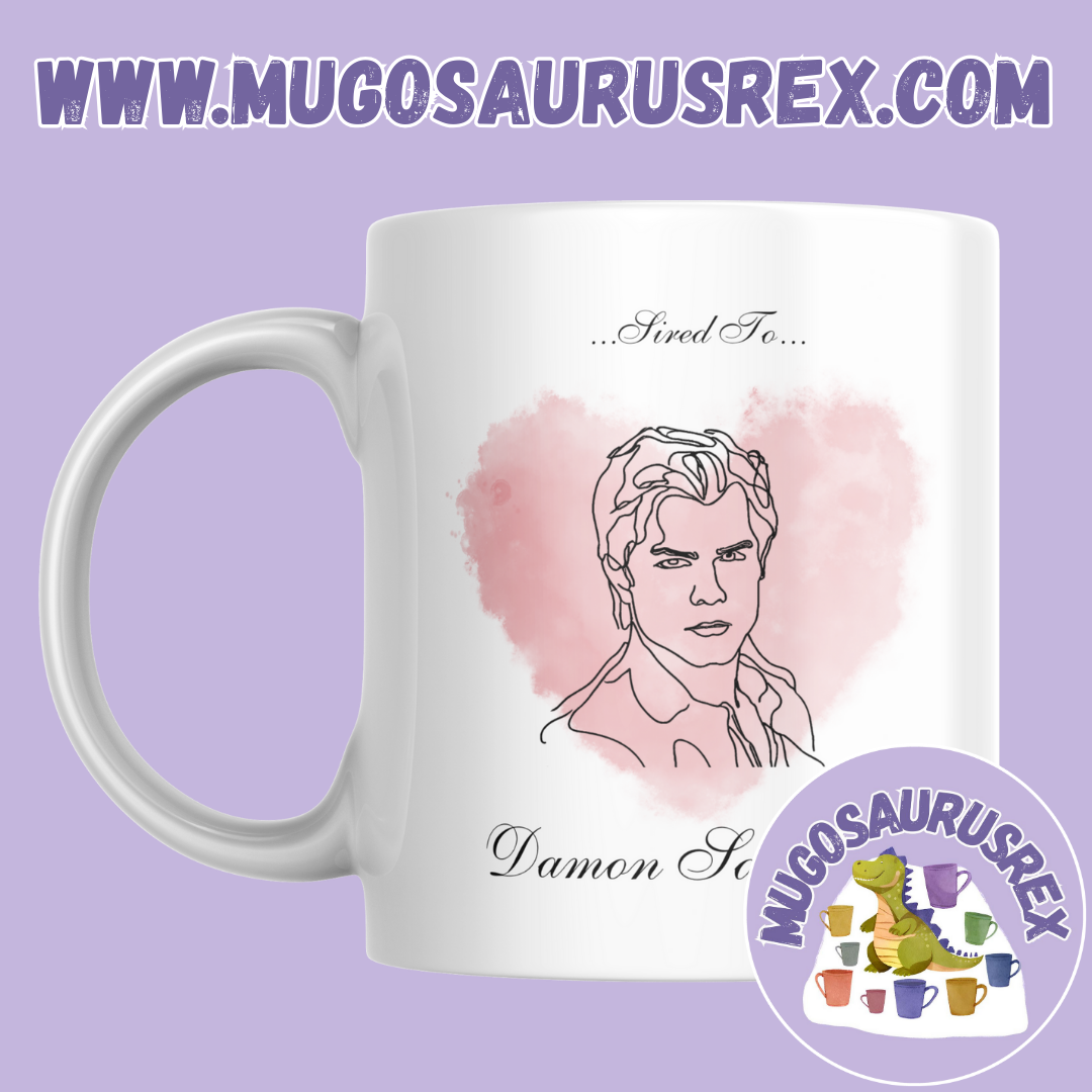 SIRED TO THE SALVATORE BROTHERS | Stefan | Damon | The Vampire Diaries | 11oz Ceramic Mug