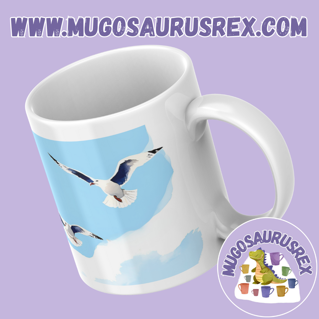 SEAGULLS | Birds | Seaside | 11oz Ceramic Mug