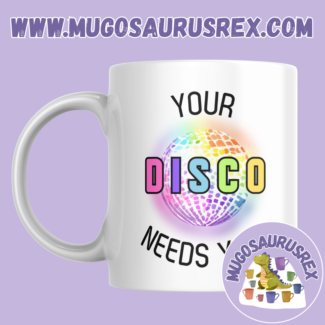 YOUR DISCO NEEDS YOU | Kylie Minogue | Lyrics | 11oz Ceramic Mug