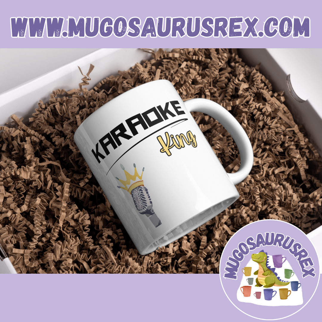 KARAOKE KING | KARAOKE QUEEN | Singer | Music | 11oz Ceramic Mug