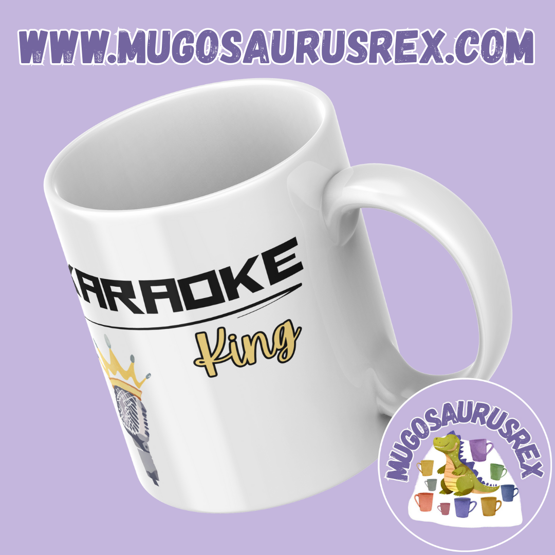KARAOKE KING | KARAOKE QUEEN | Singer | Music | 11oz Ceramic Mug