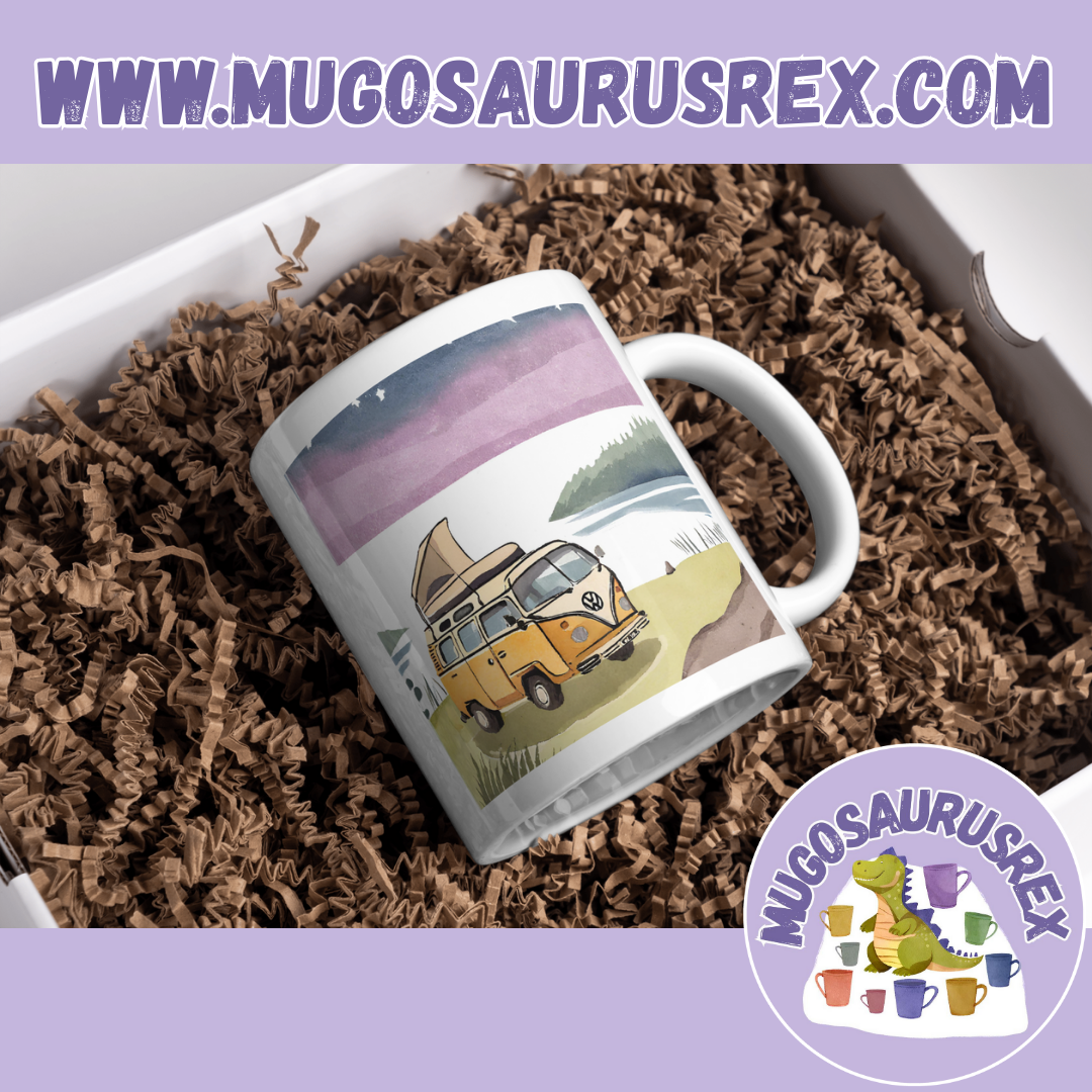 CAMPER VAN | Holiday | Camping | Dub Life | 11oz Ceramic Mug