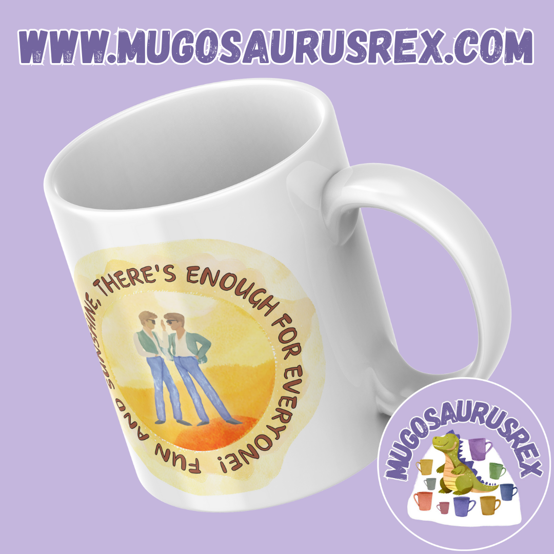 FUN AND SUNSHINE | WHAM! | Lyrics | Club Tropicana | 11oz Ceramic Mug