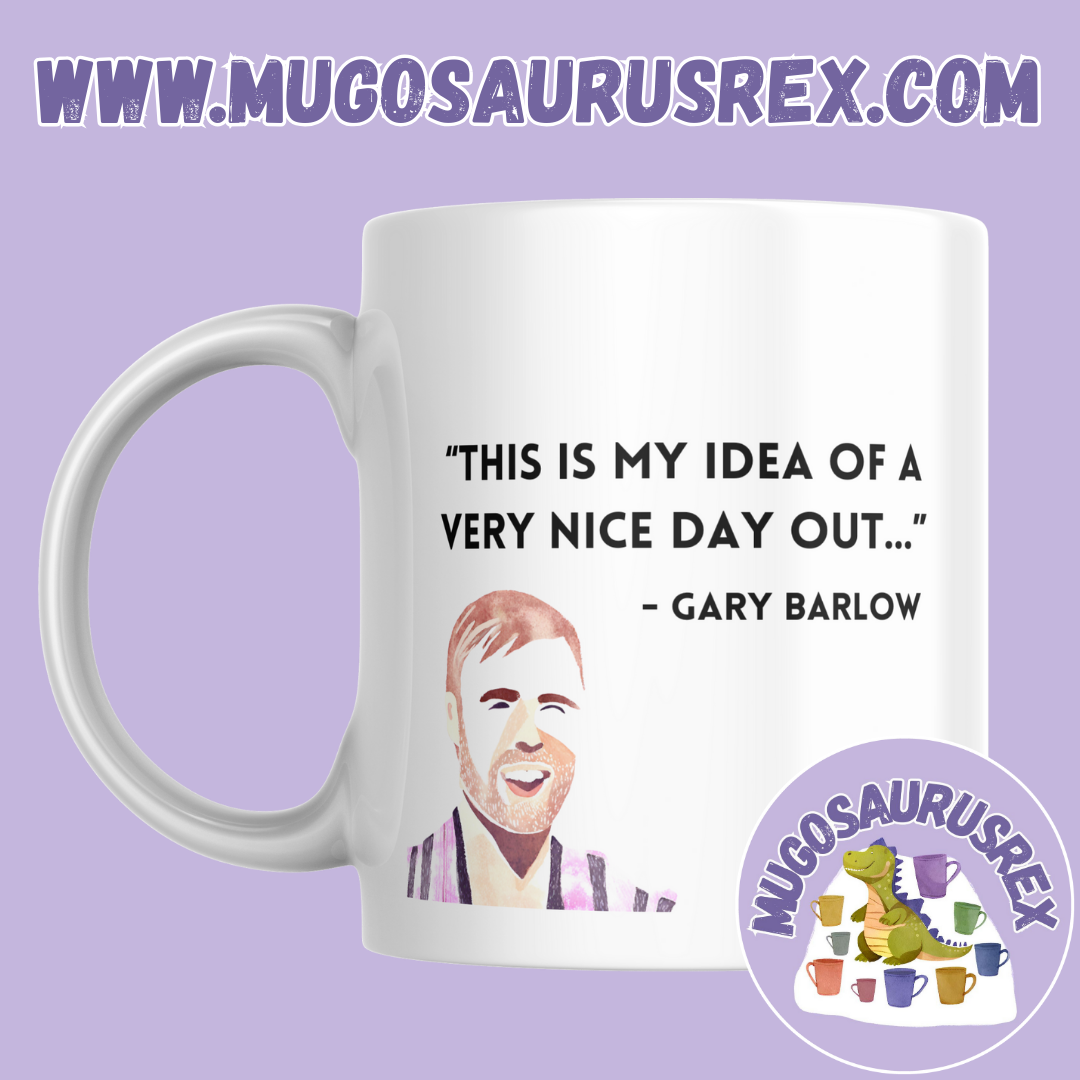 GARY BARLOW | Nice Day Out | Take That | 11oz Ceramic Mug