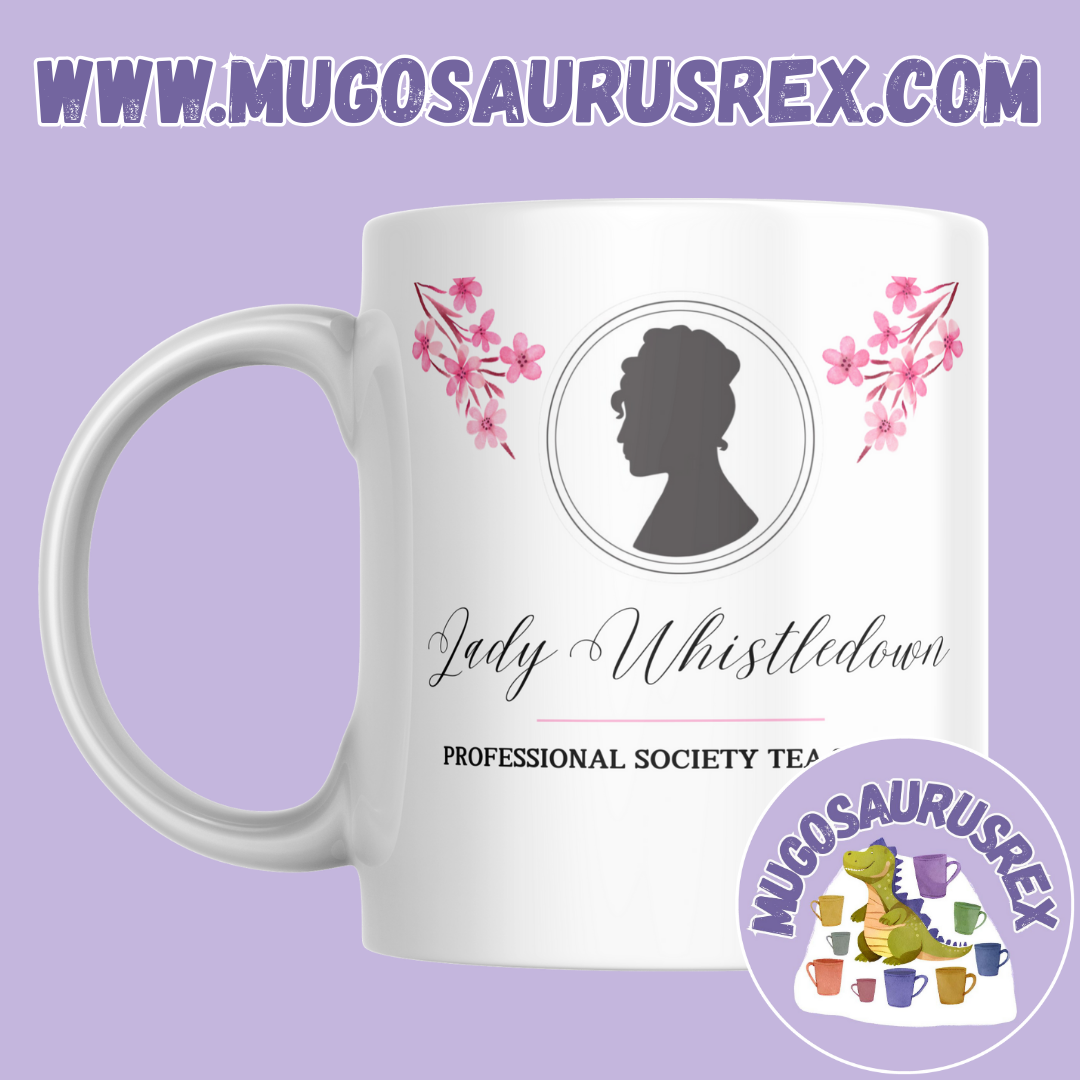 LADY WHISTLEDOWN | Bridgerton | Professional Society Tea Spiller | 11oz Ceramic Mug