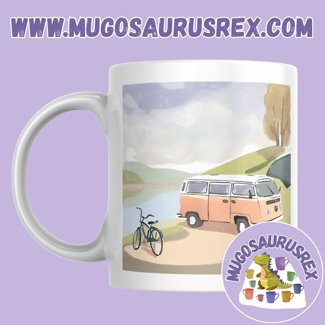 CAMPER VAN | Holiday | Camping | Dub Life | 11oz Ceramic Mug