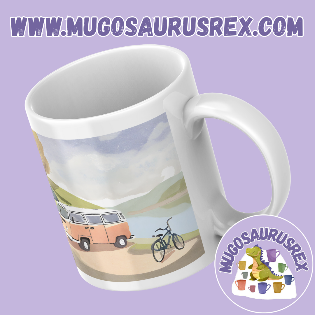 CAMPER VAN | Holiday | Camping | Dub Life | 11oz Ceramic Mug