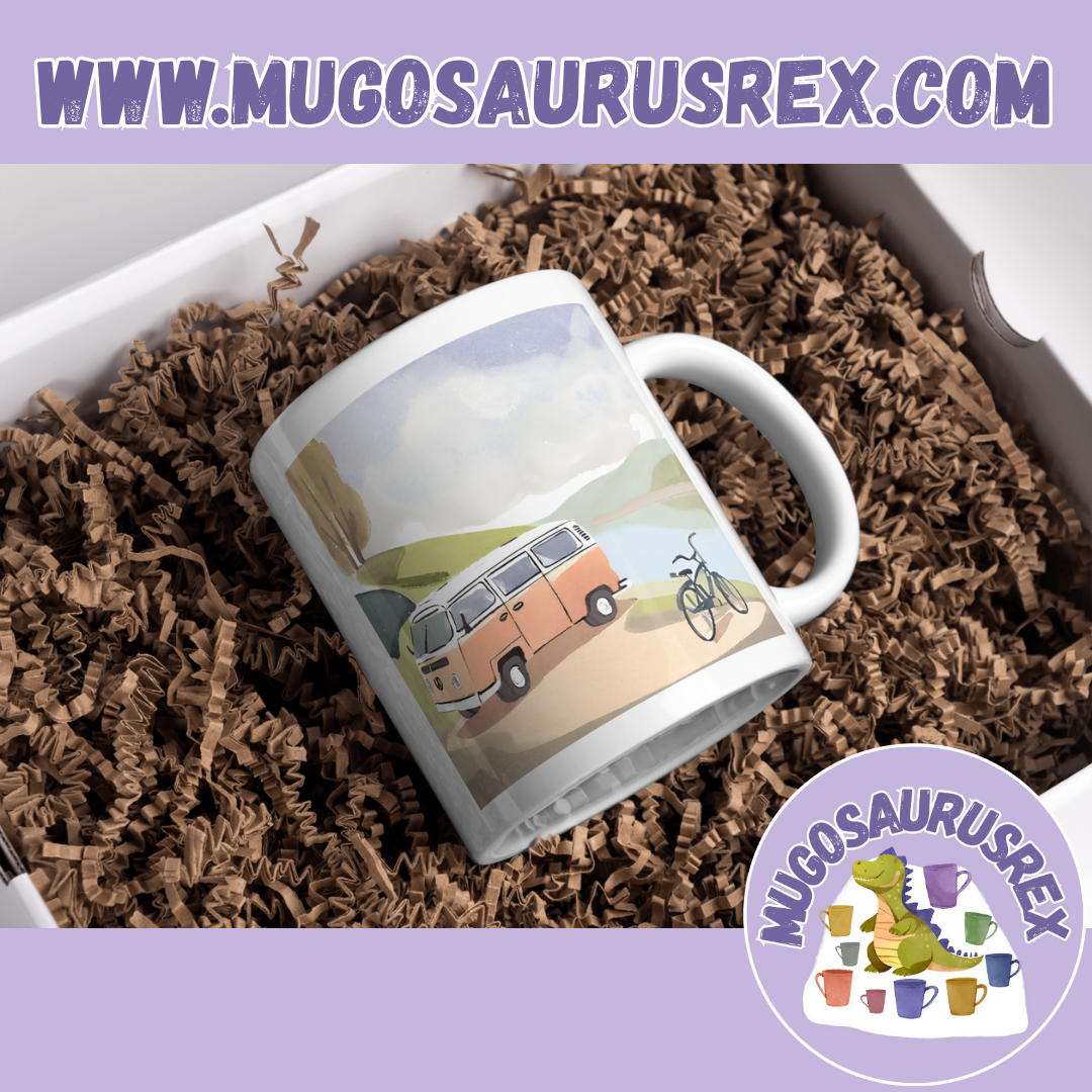 CAMPER VAN | Holiday | Camping | Dub Life | 11oz Ceramic Mug