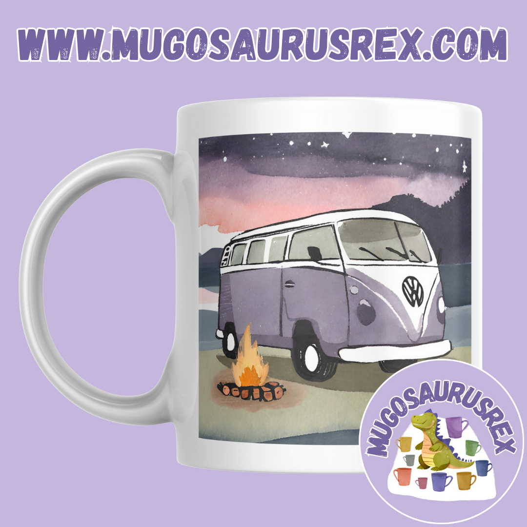 CAMPER VAN | Holiday | Camping | Dub Life | 11oz Ceramic Mug
