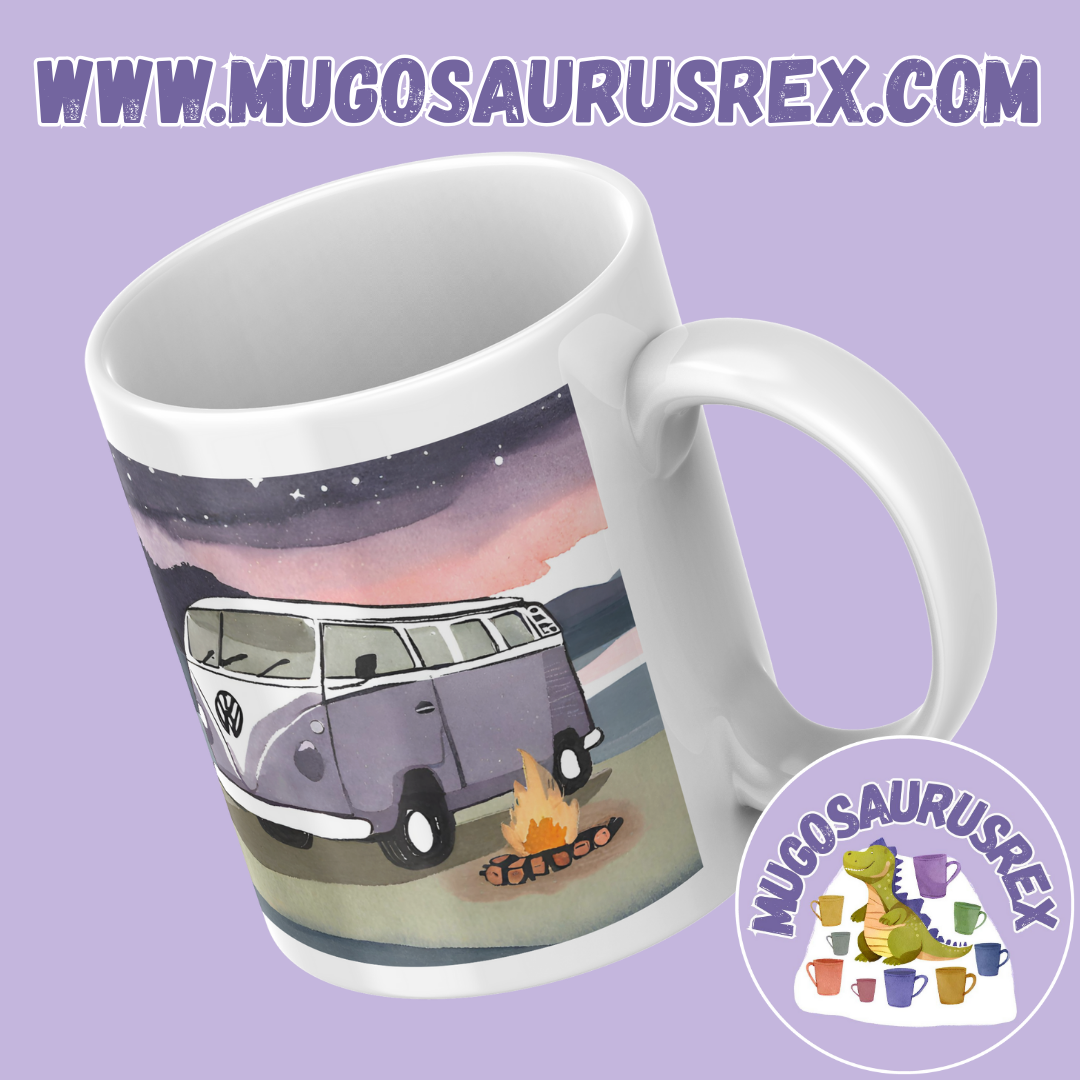 CAMPER VAN | Holiday | Camping | Dub Life | 11oz Ceramic Mug