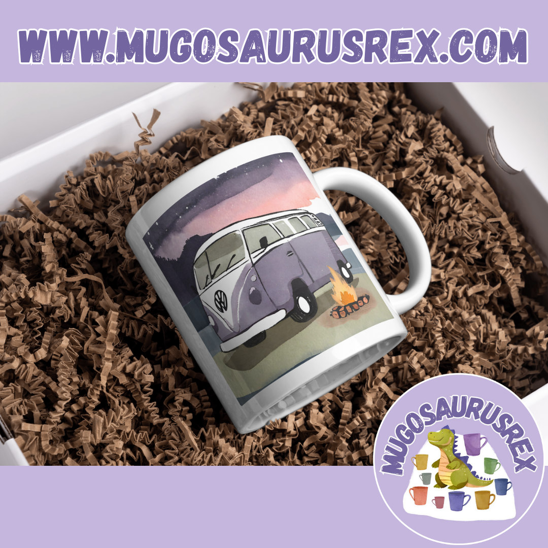 CAMPER VAN | Holiday | Camping | Dub Life | 11oz Ceramic Mug