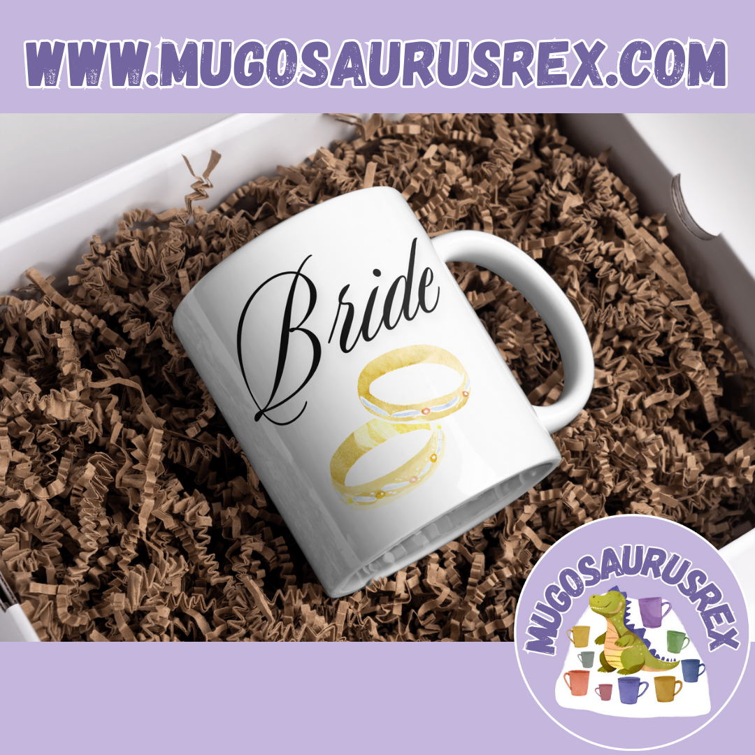 BRIDE | GROOM | Mr | Mrs | Wedding | 11oz Ceramic Mug
