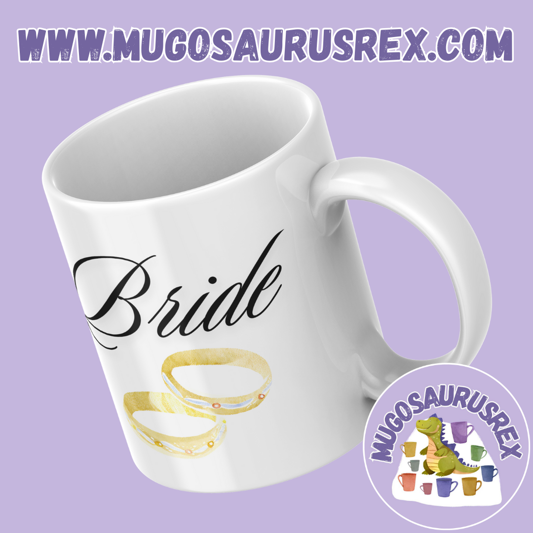 BRIDE | GROOM | Mr | Mrs | Wedding | 11oz Ceramic Mug
