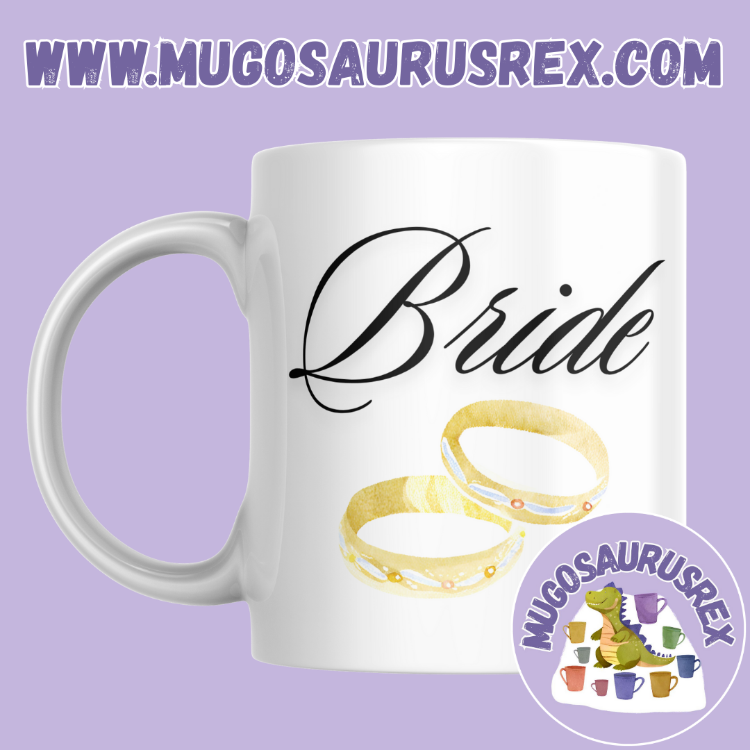 BRIDE | GROOM | Mr | Mrs | Wedding | 11oz Ceramic Mug
