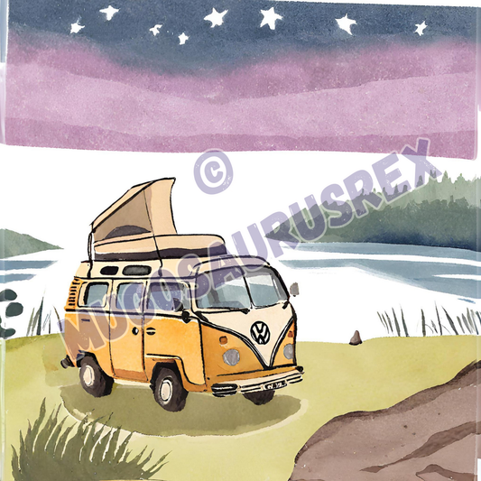 CAMPER VAN | Holiday | Camping | Dub Life | 11oz Ceramic Mug