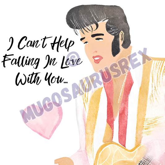FALLING IN LOVE WITH YOU | ELVIS | Valentines | Wedding | Love | 11oz Ceramic Mug