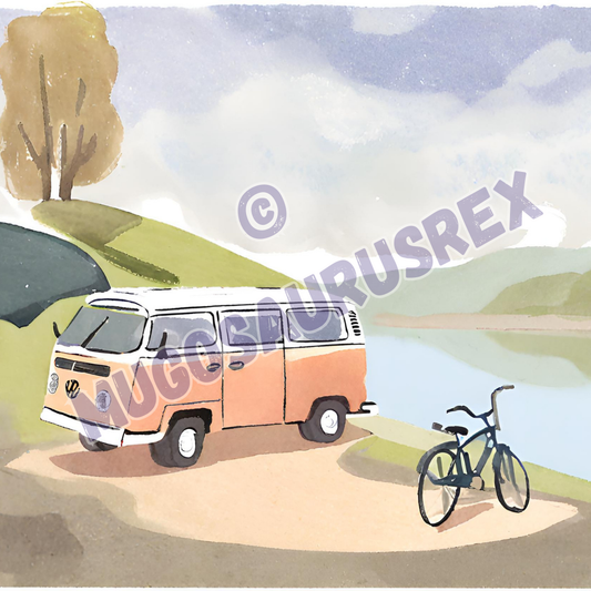 CAMPER VAN | Holiday | Camping | Dub Life | 11oz Ceramic Mug