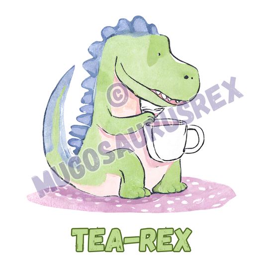TEA-REX | Dinosaur | Tea Drinker | Funny | 11oz Ceramic Mug