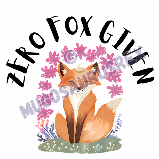 ZERO FOX GIVEN | Naughty | Pun | Animal | 11oz Ceramic Mug