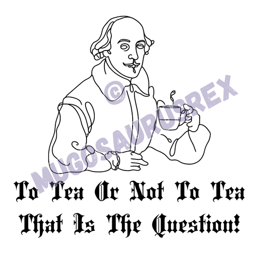 SHAKESPEARE | To Tea Or Not To Tea | Pun | 11oz Ceramic Mug