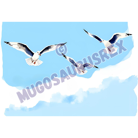 SEAGULLS | Birds | Seaside | 11oz Ceramic Mug