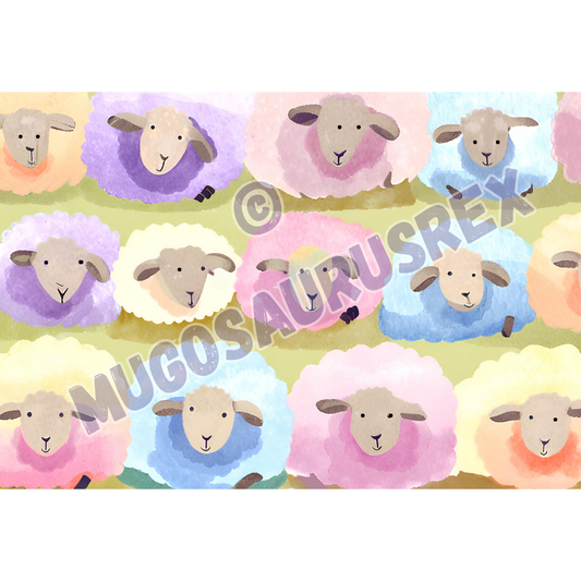 SHEEP | Multicoloured | Farm | 11oz Ceramic Mug