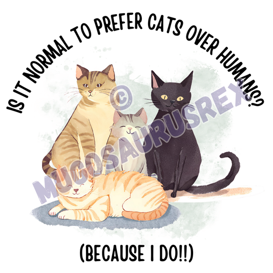 PREFER CATS | DOGS OVER PEOPLE | Animal Lover | People Hater | 11oz Ceramic Mug