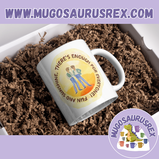 FUN AND SUNSHINE | WHAM! | Lyrics | Club Tropicana | 11oz Ceramic Mug