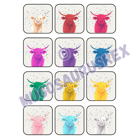 HIGHLAND COW | Pop Art | Shopping Bag | Tote Bag