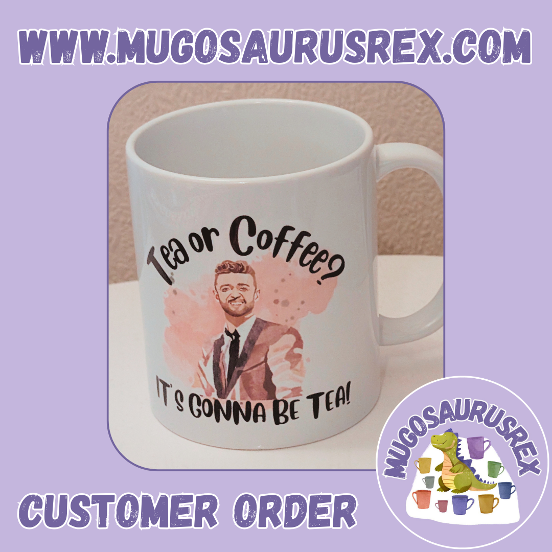 JUSTIN TIMBERLAKE | It's Gonna Be Tea | *NSync | Meme 11oz Ceramic Mug